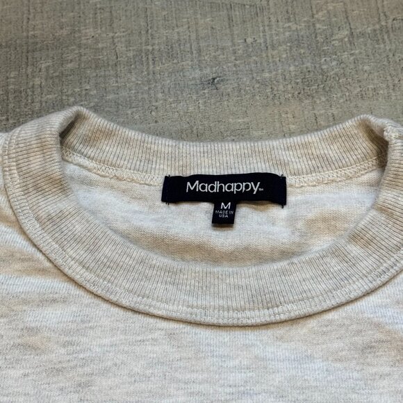 Madhappy x Snapchat Oversized Heavyweight Boxy Heather Gray T-Shirt Size M - Picture 4 of 6
